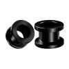 BIG GAUGES Pair of Black Anodized 00 g 10 mm screw-fit Flesh Tunnels Ear Plugs Piercing Jewelry Earring Stretcher Lobe BGTU 10635 view 1