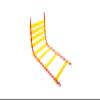 Greneric txmachine Agility Ladders 65.6ft/30rungs Speed Ladder Training Ladder for Soccer Speed Football Fitness Feet Training with Carry Bag (red) view 2