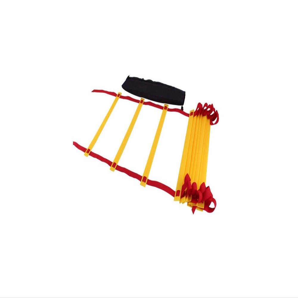 Greneric txmachine Agility Ladders 19.7ft/12rungs Speed Ladder Training Ladder for Soccer Speed Football Fitness Feet Training with Carry Bag (Yellow)