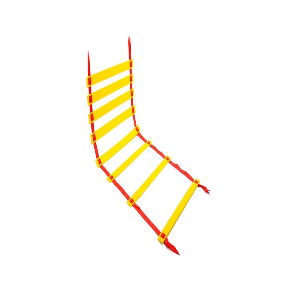 Greneric txmachine Agility Ladders 13ft/8 Rungs Speed Ladder Training Ladder for Soccer Speed Football Fitness Feet Training with Carry Bag (red)