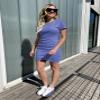 BTFBM Womens Summer Dresses 2026 Casual Bodycon Mini Dress Short Sleeve Crew Neck Mini Ruched Spring Beach Vacation Outfits(Purple Blue, X-Large) view 3