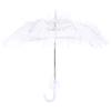 Sixx Lace Parasol, Bridal Lace Cotton Umbrella for Wedding Parties, Dancing Photography Prop, Kids Gift (White) view 1