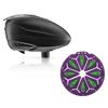 Dye LT-R Electronic Paintball Loader - Black with HK Army Epic Speed Feed (Black with Neon Epic Speed Feed) view 1