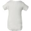 UGP Campus Apparel Seattle City Baseball Script - Hometown Infant Creeper Bodysuit - Newborn - White view 3