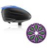 Dye LT-R Electronic Paintball Loader - Blue with HK Army Epic Speed Feed (Blue with Neon Epic Speed Feed) view 1