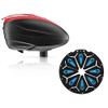 Dye LT-R Electronic Paintball Loader - Red with HK Army Epic Speed Feed (Red with Sapphire Epic Speed Feed) view 1
