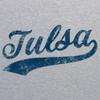 UGP Campus Apparel Tulsa City Baseball Script - Hometown Infant Creeper Bodysuit - 12 Month - Heather view 2