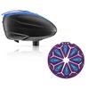 Dye LT-R Electronic Paintball Loader - Blue with HK Army Epic Speed Feed (Blue with Arctic Epic Speed Feed) view 1