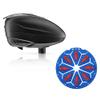 Dye LT-R Electronic Paintball Loader - Black with HK Army Epic Speed Feed (Black with Patriot Epic Speed Feed) view 1
