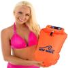 New Wave Swim Buoy 20L Orange PVC and Phone Pouch Bundle view 2