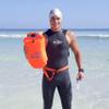 New Wave Swim Buoy 20L Orange PVC and Phone Pouch Bundle view 4