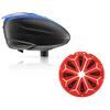 Dye LT-R Electronic Paintball Loader - Blue with HK Army Epic Speed Feed (Blue with Lava Epic Speed Feed) view 1