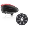 Dye LT-R Electronic Paintball Loader - Red with HK Army Epic Speed Feed (Red with Charcoal Epic Speed Feed) view 1