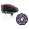 Dye LT-R Electronic Paintball Loader - Red with HK Army Epic Speed Feed (Red with Neon Epic Speed Feed) view 1