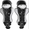 Rawlings | MACH Catcher's Leg Guards | Baseball | Intermediate | Black/White view 1