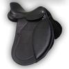 Saddles World Shalimar Black Leather Dressage Horse Saddle (Black, 14) view 1