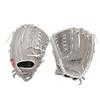Rawlings | R9 Series Fastpitch Softball Glove | Double-Lace Basket Web | Grey | 12' | RHT view 1