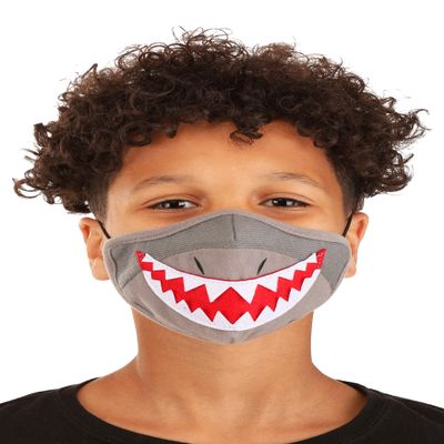 elope Kid's Shark Sublimated Face Mask, Standard