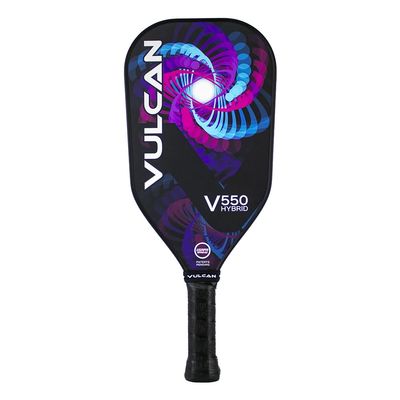Vulcan | V550 Pickleball Paddle | Hybrid Performance | Polypropylene Core - Carbon Fiber Surface | USAP Approved | Purple Entropy