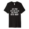 Court Reporter Stenographer Typist Gift Speak Nice And Slow Premium T-Shirt view 1