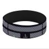 FlipBelt Zipper Running Belt for Phone and Small Accessories, Exercise Waist Pouch for Women and Men, XL, Reflective Black view 1
