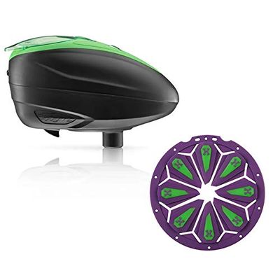 Electronic Paintball Loader - Lime with HK Army Epic Speed Feed (Lime with Neon Epic Speed Feed) Y