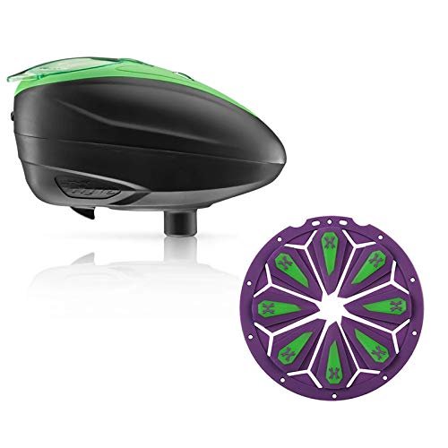 Electronic Paintball Loader - Lime with HK Army Epic Speed Feed (Lime with Neon Epic Speed Feed) Y