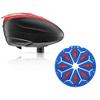 Dye LT-R Electronic Paintball Loader - Red with HK Army Epic Speed Feed (Red with Patriot Epic Speed Feed) view 1