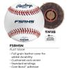 Rawlings | OFFICIAL FLAT SEAM High School Baseballs | Leather Cover | Game/Practice Use | NFHS Stamp | 12 Count view 2