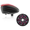 Dye LT-R Electronic Paintball Loader - Red with HK Army Epic Speed Feed (Red with Vivid Epic Speed Feed) view 1