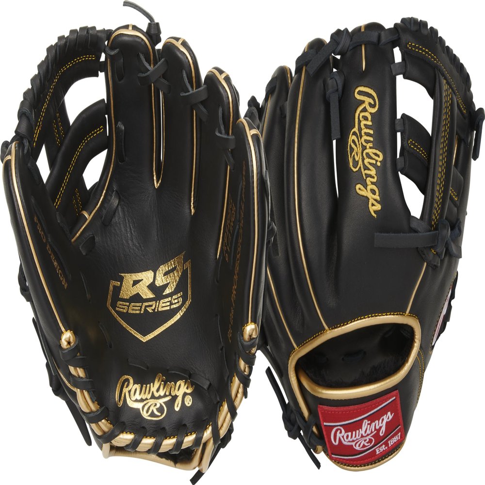 Rawlings | R9 Baseball Training Glove | 9.5" | Single Post Web | Right Hand Throw