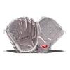 Rawlings | R9 Series Fastpitch Softball Glove | Basket Web | 12' | RHT | Grey view 1