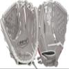 Rawlings | R9 Series Fastpitch Softball Glove | Basket Web | 12.5' | RHT | Grey view 1