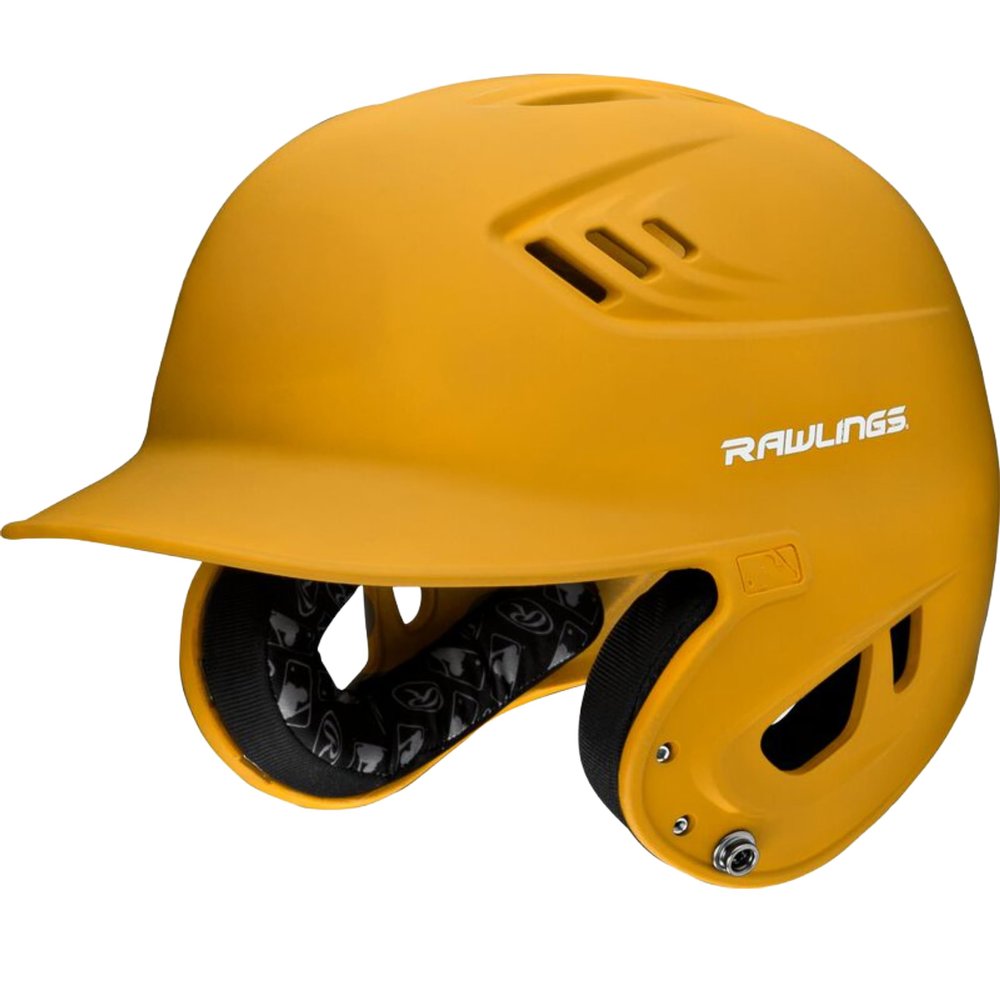 Rawlings | R16 VELO Baseball Batting Helmet | Senior (6 7/8" - 7 5/8") | Matte Light Gold
