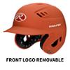 Rawlings | R16 VELO Baseball Batting Helmet | Senior (6 7/8" - 7 5/8") | Matte Burnt Orange view 2