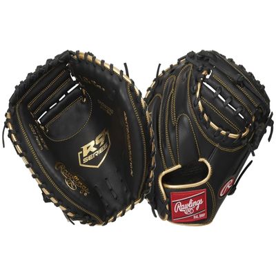 Rawlings | R9 Baseball Catcher's Mitt | 32.5" |1-Piece Solid Web | Right Hand Throw