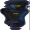 Rawlings | MACH Catcher's Leg Guards | Baseball | Intermediate | Navy/White view 3