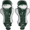 Rawlings | MACH Catcher's Leg Guards | Baseball | Adult | Dark Green/White view 1