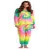 #followme Tie Dye 2 Piece Jogger Thermal Pajama Set for Women 6862-10575-S view 1