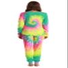 #followme Tie Dye 2 Piece Jogger Thermal Pajama Set for Women 6862-10575-S view 3