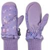 N'Ice Caps Kids Waterproof Snow Mittens Cold Weather Thinsulate Insulated (Light Purple Pixels, 4-5 Years) view 1