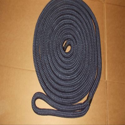 Casto Trading Co 3/4" x 40' Double Braid Dock Line, Navy
