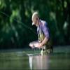 Frabill Floating Trout Net, 13" x 18", Black Finish, Fish Landing Net, Tangle-Free Micromesh Netting is Gentle on Fish, Comfortable Handle with Built-in Lanyard and Carabiner view 4