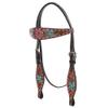 HILASON Western Horse Headstall Tack American Leather Brown Harness | Bridle view 1