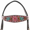 HILASON Western Horse Headstall Tack American Leather Brown Harness | Bridle view 3