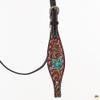 HILASON Western Horse Headstall Tack American Leather Brown Harness | Bridle view 4