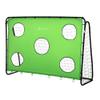 Soozier 8 x 3ft Soccer Goal Target Goal 2 in 1 Design Indoor Outdoor Backyard with All Weather Polyester Net Best Gift view 1