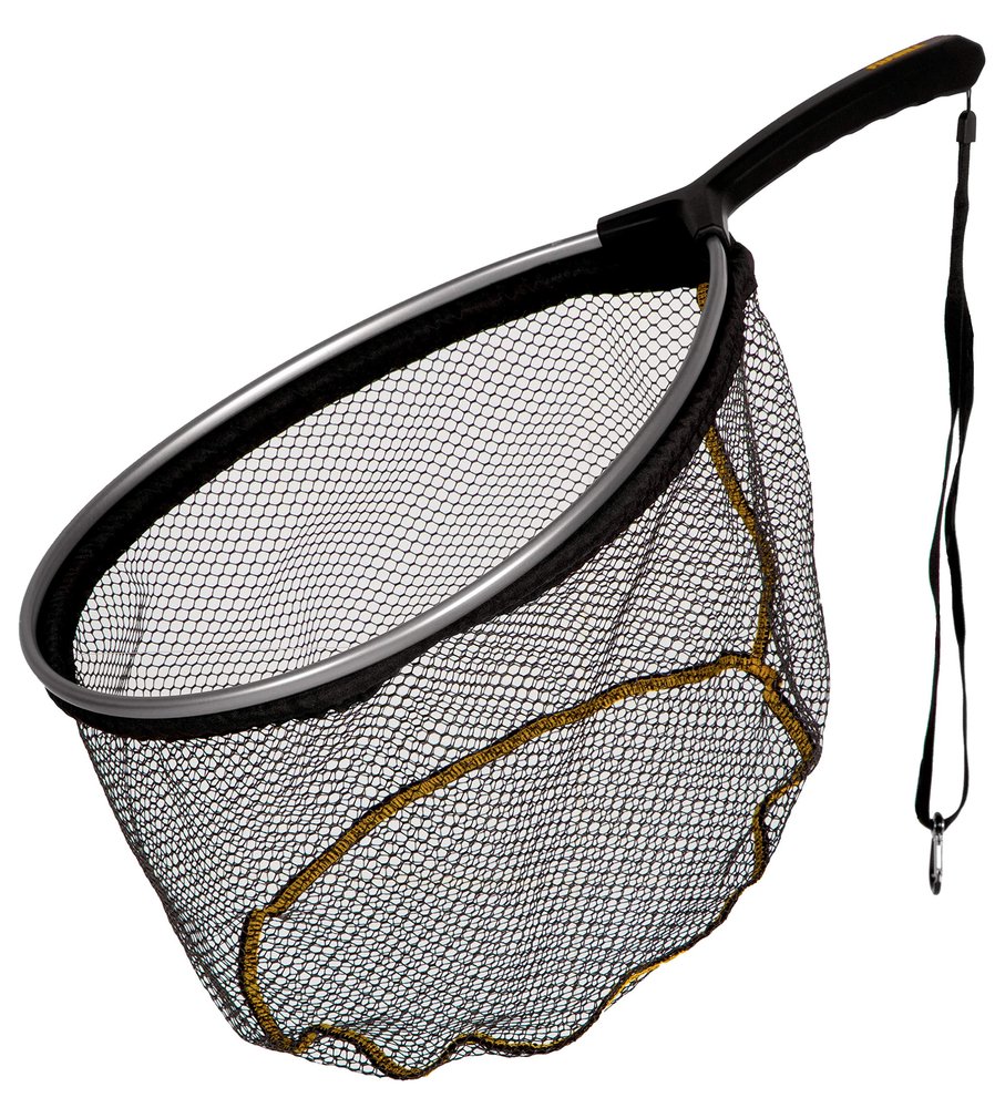 Frabill Floating Trout Net 11"x 15" Hoop Size,Black
