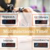 Ledbrigym Gym Interval Timer GYMLED with Remote Home Tabata Garage Fitness Workout Red and Blue 1.8 Inch view 3