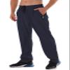 AIRIKE Sweat Pants for Men Casual Athletic Polyester Quick Dry Lightweight Water Resiatant Running Sports Gym Pants with Pockets Darkblue view 1